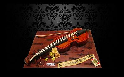 The Violin  - Cake by Anu