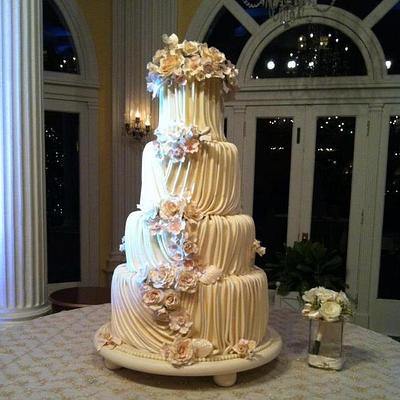 Kim & Brian's Wedding Cake - Cake by Beverly Brown