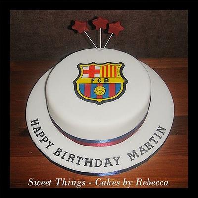 Barcelona cake - Cake by Sweet Things - Cakes by Rebecca