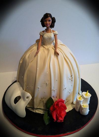 Phantom of the Opera Christine - Cake by Skmaestas