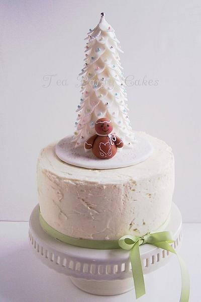 Happy Little Gingerbread Man - Cake by Tea Party Cakes