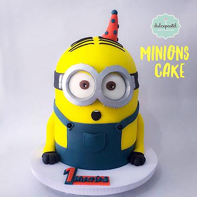 Torta Minions - Cake by Dulcepastel.com