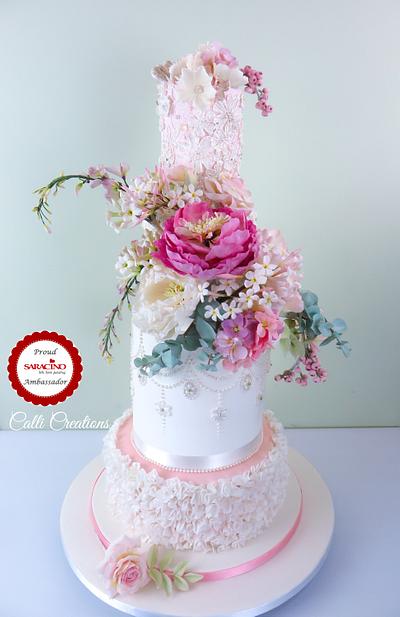 May Wedding Cake  - Cake by Calli Creations