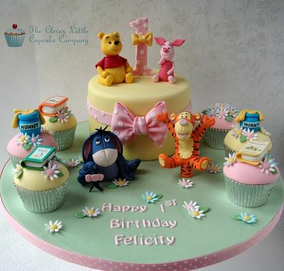 Winnie the Pooh and Friends 1st Birthday - Cake by Amanda’s Little Cake Boutique