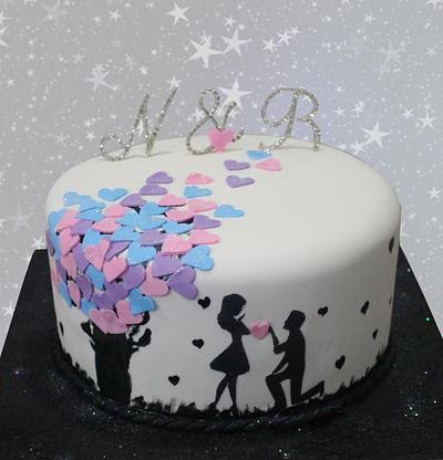 Proposal Cake - Cake by MsTreatz