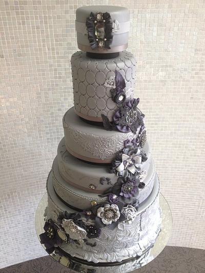 Vintage Wedding Cake - Cake by Over The Top Cakes Designer Bakeshop
