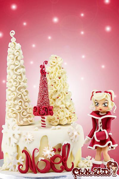 Lady Christmas - Cake by ChokoLate Designs