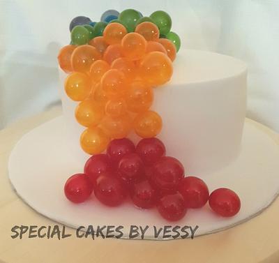 Gelatin bubbles cake - Cake by Vesi