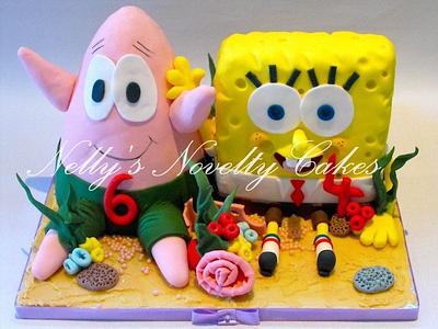 spongebob and patrick - Cake by Nelly Konradi