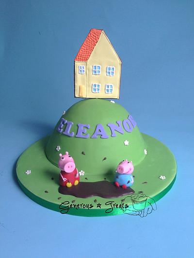 Peppa and George - Cake by GenerousTreats