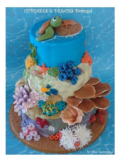 MY WORLD...MY REEF... - Cake by Ana Remígio - CUPCAKES & DREAMS Portugal