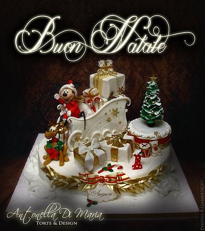...oh what fun it is to ride a one-dog open sleigh... - Cake by Antonella Di Maria