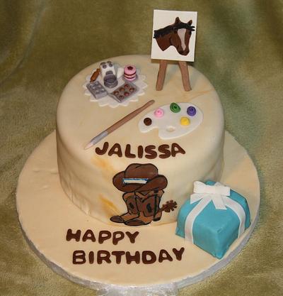 Artists cake - Cake by Chaitra Makam