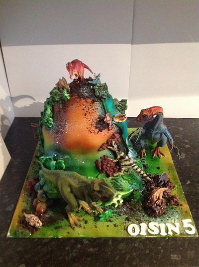 Dinousors playground  - Cake by Roisin