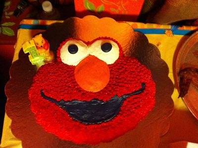 Elmo Cake - Cake by bellakai