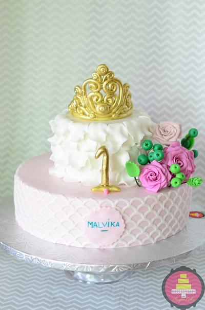Ruffle Chic Princess Cake - Cake by Radhika Bhasin