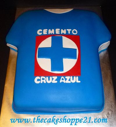 Mexican soccer team jersey - Cake by THE CAKE SHOPPE