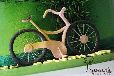 Gumpaste Bicycle - Cake by purbaja