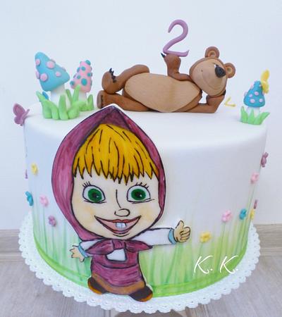 Masha and The bear - Cake by KaterinaCakes
