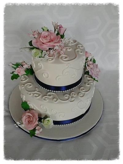 Wedding cake - Cake by Jeanette's Cake Creations and Courses