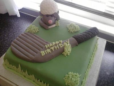 Golf Mouse Cake :) - Cake by Little Lovebirds Cakes