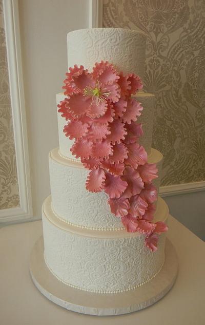 Pink Peony Petals - Cake by Ester Siswadi