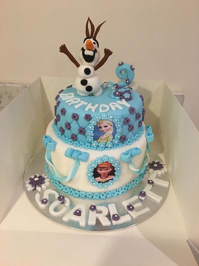 Olaf from frozen by Sharon Ormerod - Cake by Shazfoxy