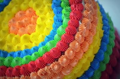 rainbow  - Cake by Divya iyer