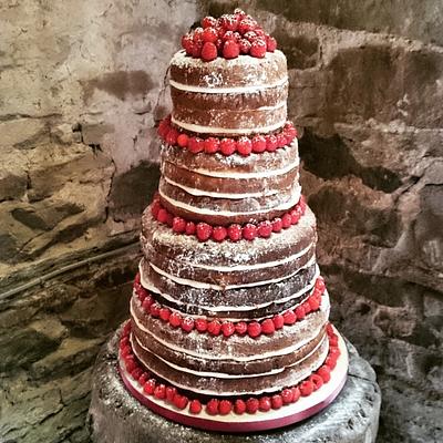 Naked Wedding cake - Cake by Divine Bakes