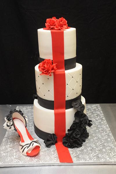 Red Carpet Cake - Cake by Sugarpixy