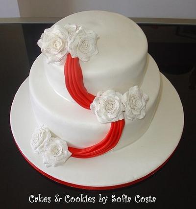 classic wedding cake - Cake by Sofia Costa (Cakes & Cookies by Sofia Costa)