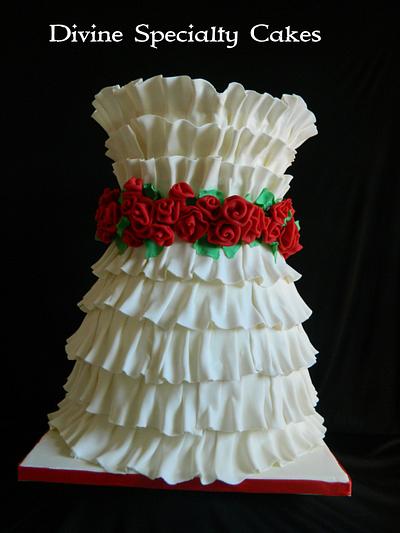 Bridal Dress - Cake by Divine Specialty