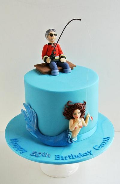 The Fisherman and the Mermaid - Cake by Tea Party Cakes