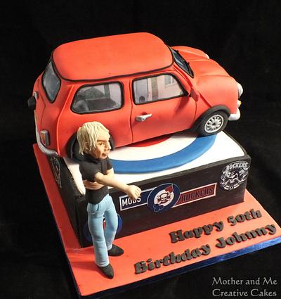 Mini Car Mods and Rockers Cake - Cake by Mother and Me Creative Cakes