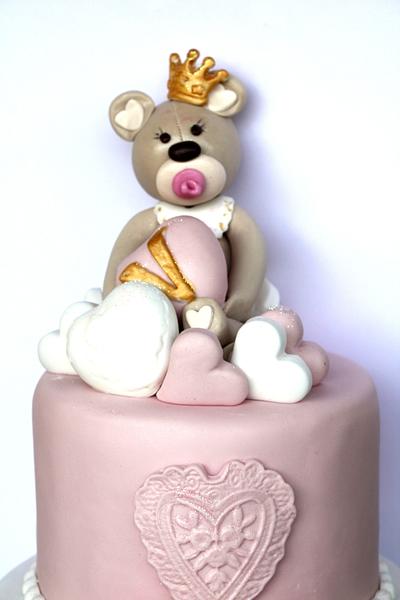little bears in pinkand gold - Cake by Renata Brocca