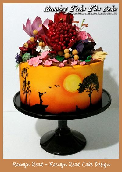 Aussies Take the Cake Collaboration - Our Multicultural Garden  - Cake by Raewyn Read Cake Design