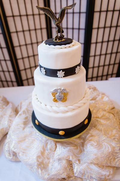 Navy Promotion Cake - Cake by Silviya Schimenti