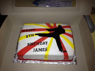 Karate Cake - Cake by beth78148