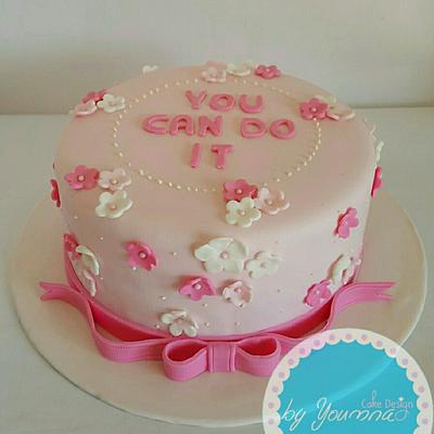 You can do it  - Cake by Cake design by youmna 