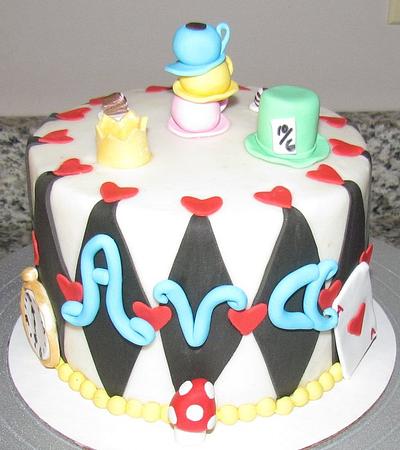 Alice in Wonderland Cake - Cake by Jaybugs_Sweet_Shop