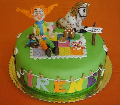 Pippi Longstocking Cake - Cake by Nancy La Rosa