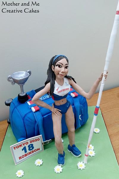 British Olympian Pole Vault Cake - Cake by Mother and Me Creative Cakes