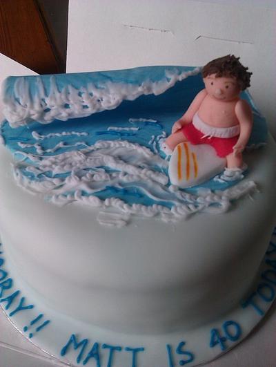 catching a wave  - Cake by tiger