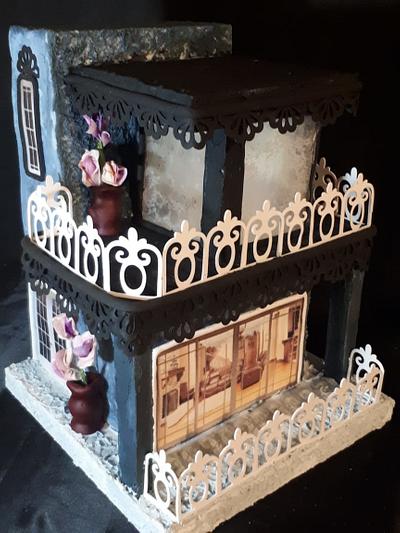 Houses & Mansions Expo Challenge - Cake by Sandra S Rivero