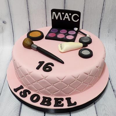 Mac Make Up Cake - Cake by Extra Mile Icing