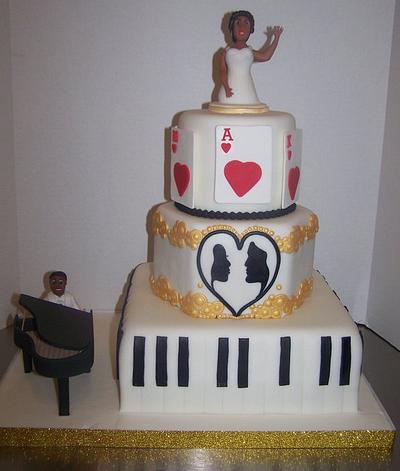 50th Wedding Anniversary - Cake by Ladybug9