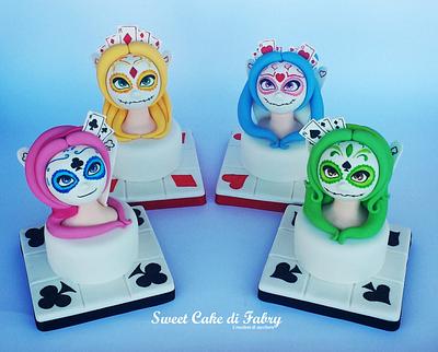 SUGAR SKULL POKER CAKE - Cake by Sweet Cake di Fabry
