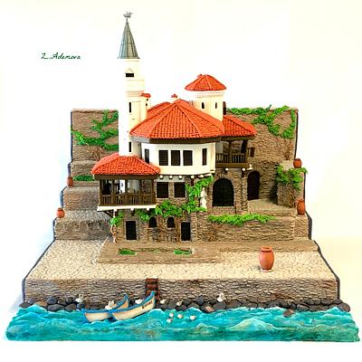 The Palace in Balchik(Bulgaria) or the wonderful world of Queen Maria : Bulgarian cake collaboration - Cake by More_Sugar