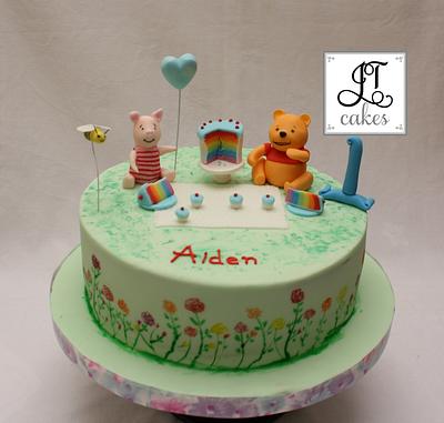 Aiden first birthday  - Cake by JT Cakes