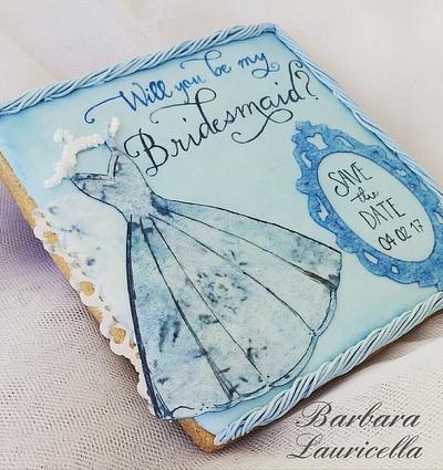 Scrapcookie for a special wedding - Cake by barbara lauricella